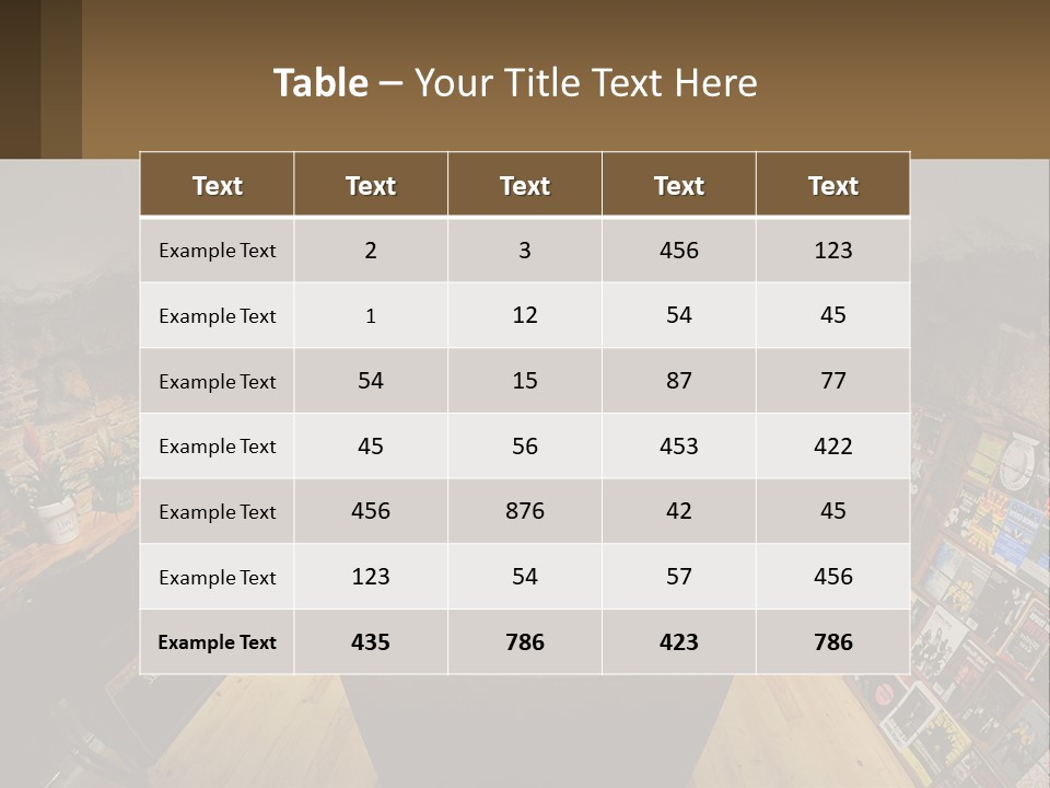 A Room Filled With Lots Of Records And Magazines PowerPoint Template