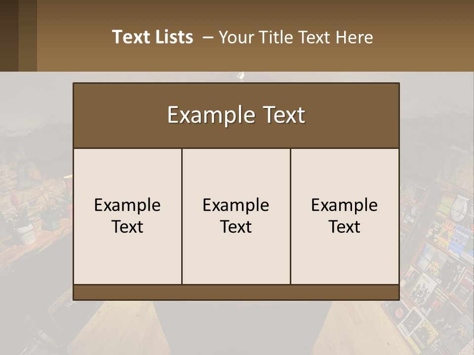 A Room Filled With Lots Of Records And Magazines PowerPoint Template