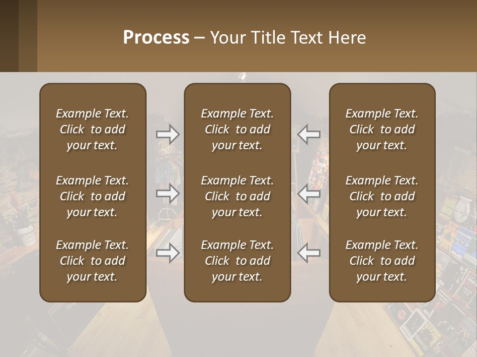 A Room Filled With Lots Of Records And Magazines PowerPoint Template