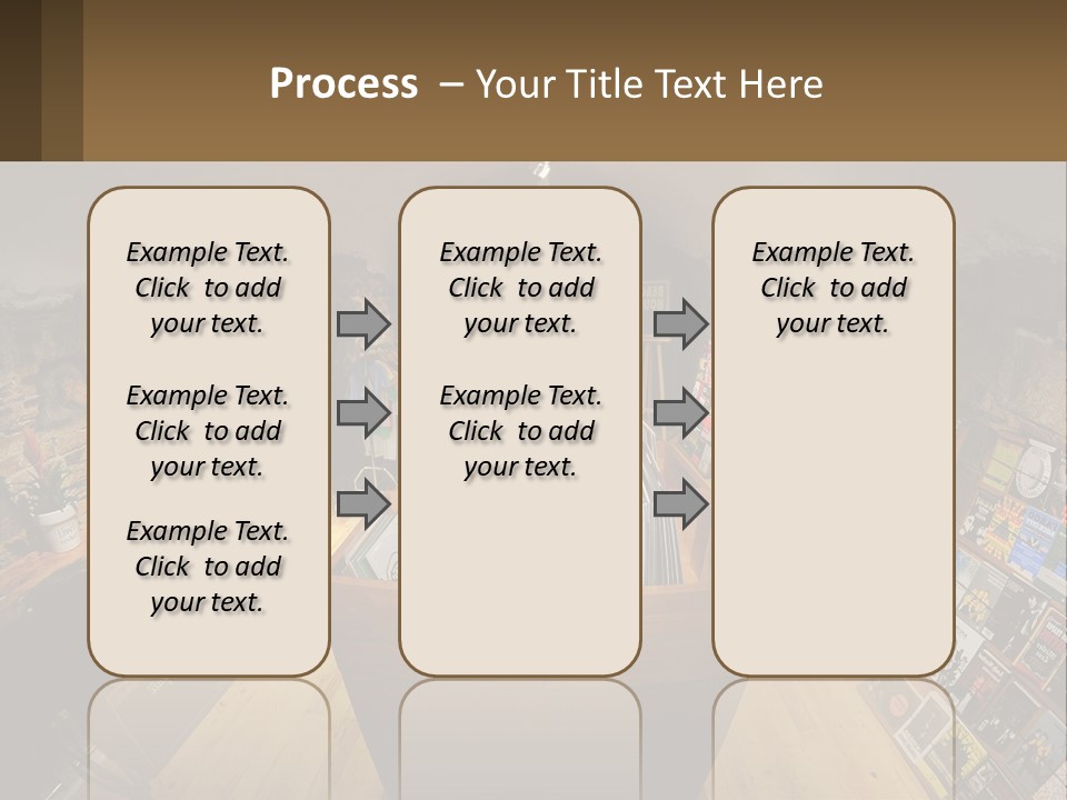 A Room Filled With Lots Of Records And Magazines PowerPoint Template