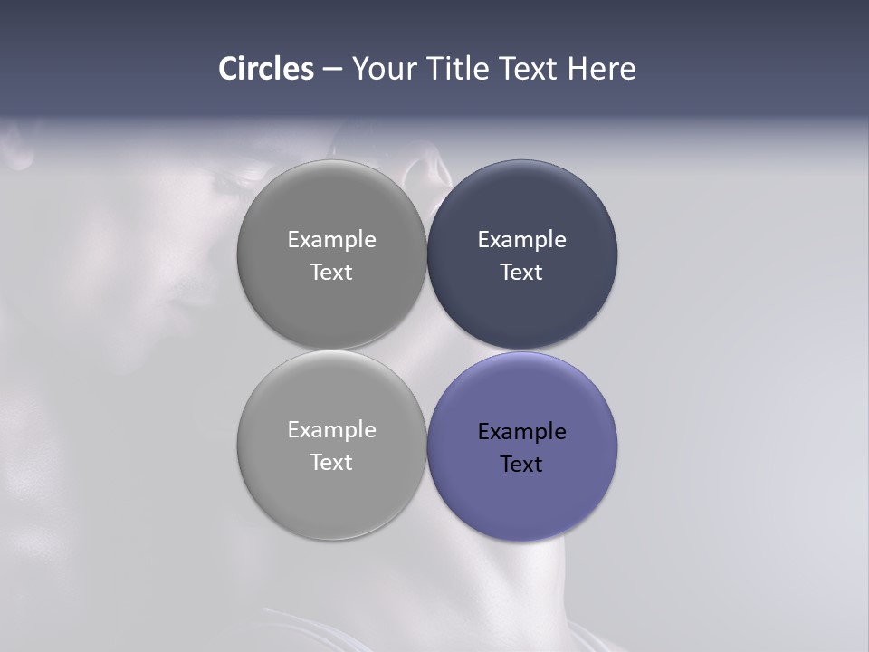 A Man And A Woman Are Touching Each Other PowerPoint Template