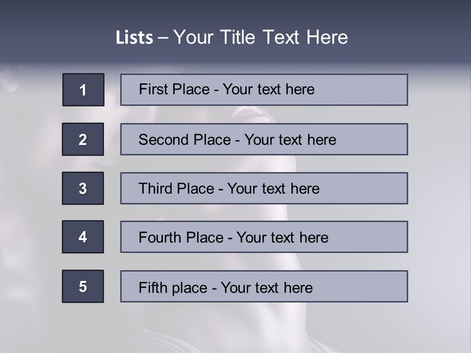 A Man And A Woman Are Touching Each Other PowerPoint Template