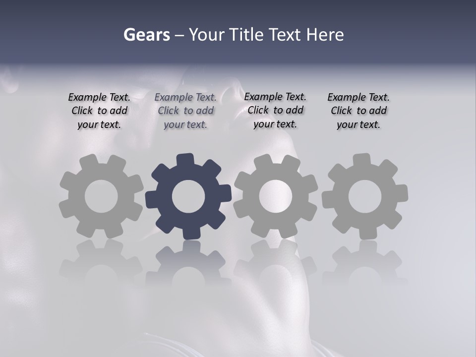 A Man And A Woman Are Touching Each Other PowerPoint Template