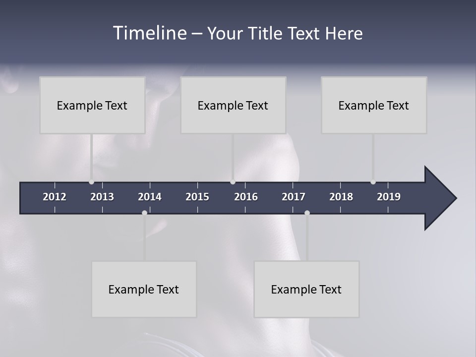 A Man And A Woman Are Touching Each Other PowerPoint Template