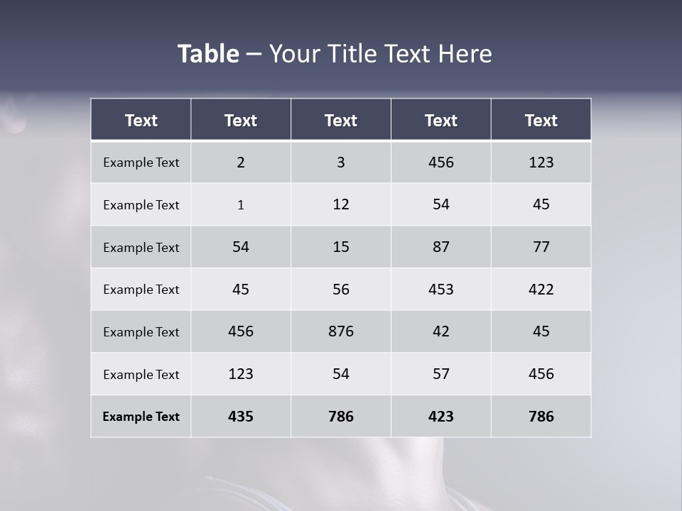 A Man And A Woman Are Touching Each Other PowerPoint Template