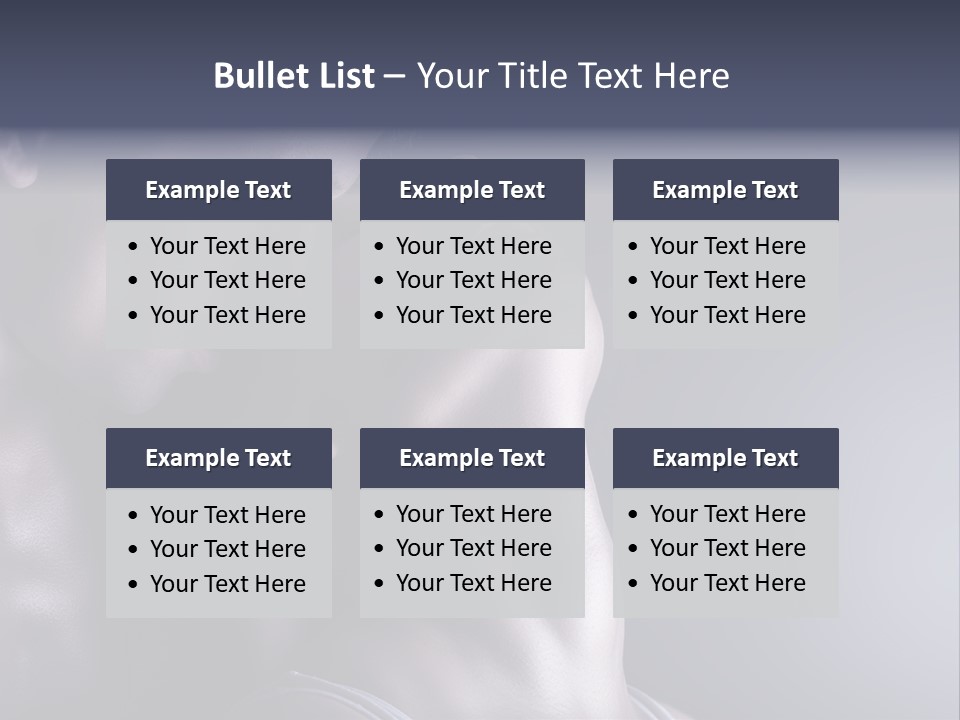 A Man And A Woman Are Touching Each Other PowerPoint Template