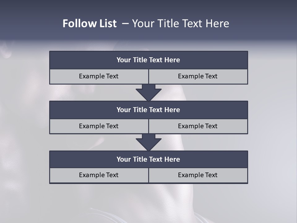 A Man And A Woman Are Touching Each Other PowerPoint Template