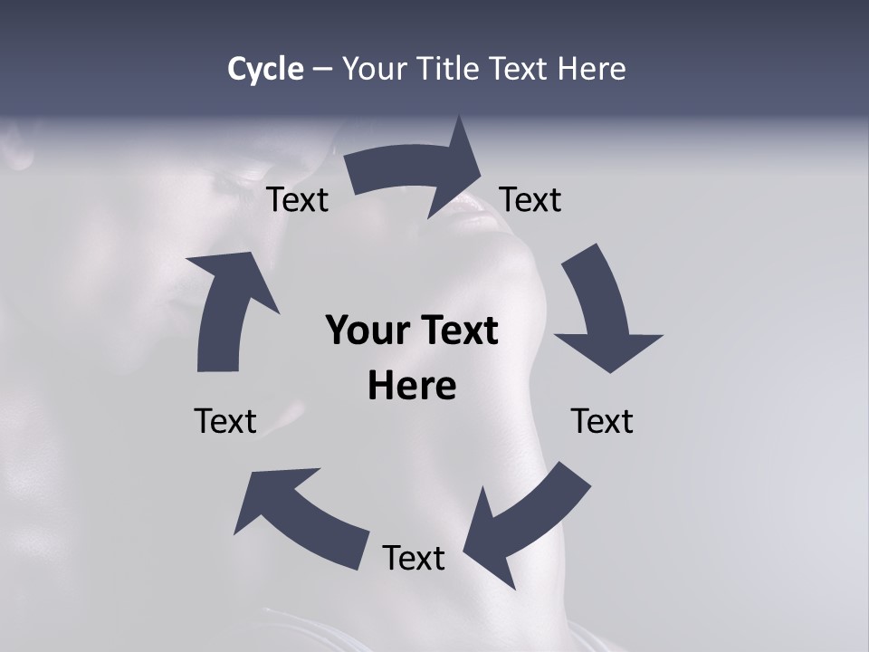 A Man And A Woman Are Touching Each Other PowerPoint Template