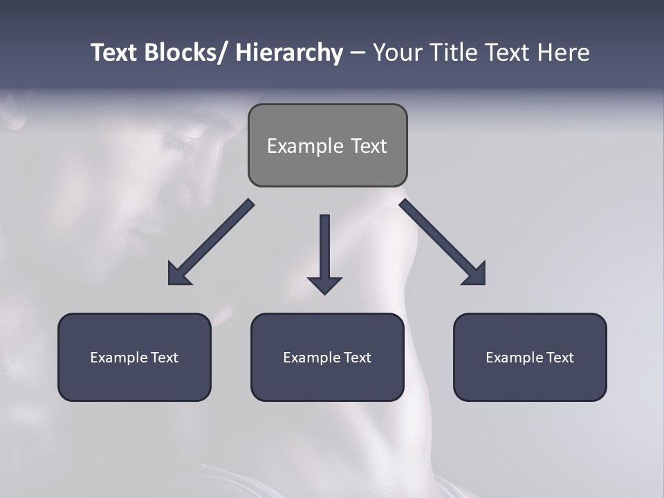 A Man And A Woman Are Touching Each Other PowerPoint Template