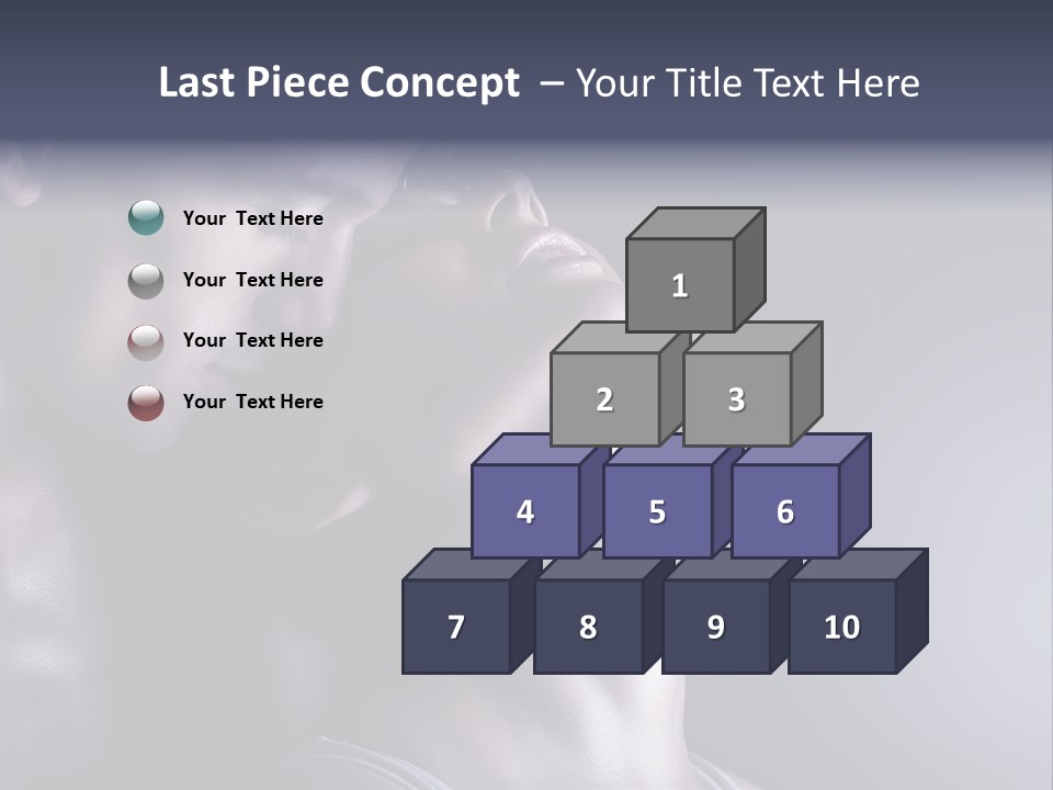 A Man And A Woman Are Touching Each Other PowerPoint Template