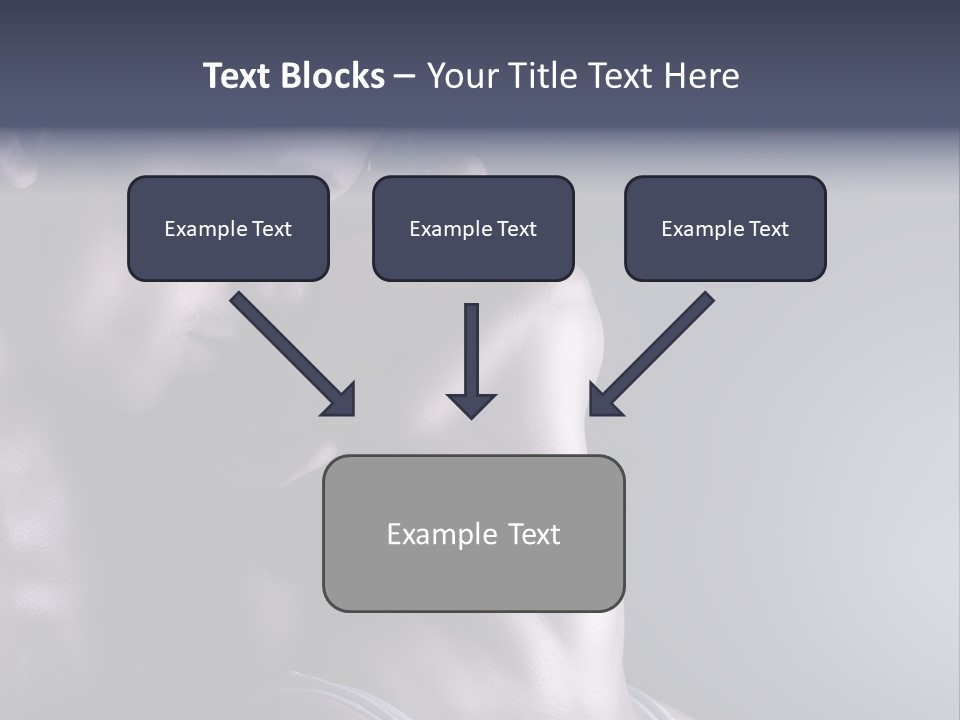 A Man And A Woman Are Touching Each Other PowerPoint Template