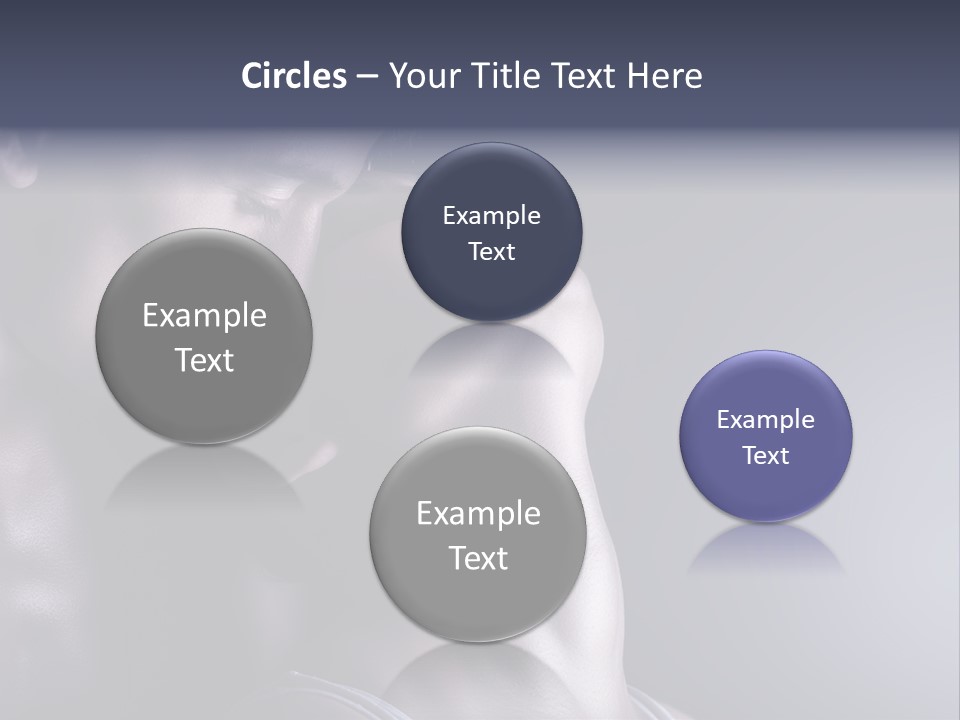 A Man And A Woman Are Touching Each Other PowerPoint Template