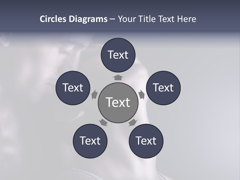 A Man And A Woman Are Touching Each Other PowerPoint Template