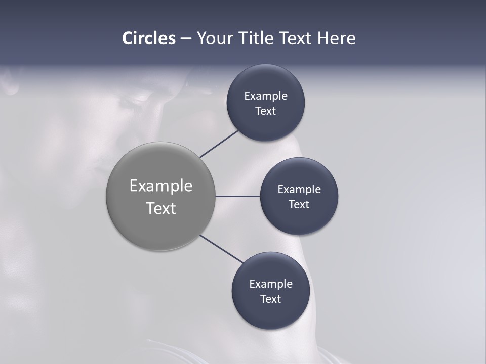 A Man And A Woman Are Touching Each Other PowerPoint Template