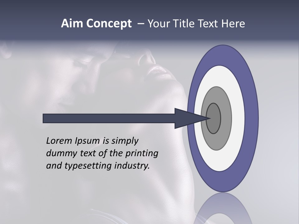 A Man And A Woman Are Touching Each Other PowerPoint Template