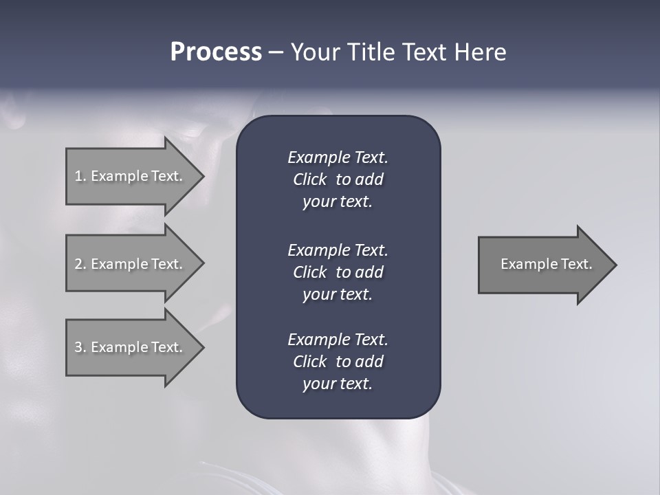 A Man And A Woman Are Touching Each Other PowerPoint Template