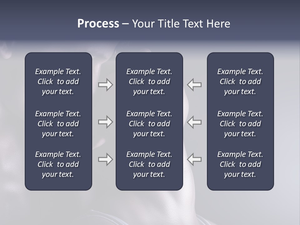 A Man And A Woman Are Touching Each Other PowerPoint Template