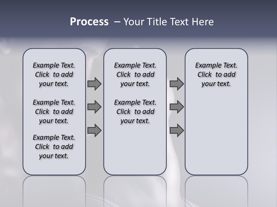 A Man And A Woman Are Touching Each Other PowerPoint Template