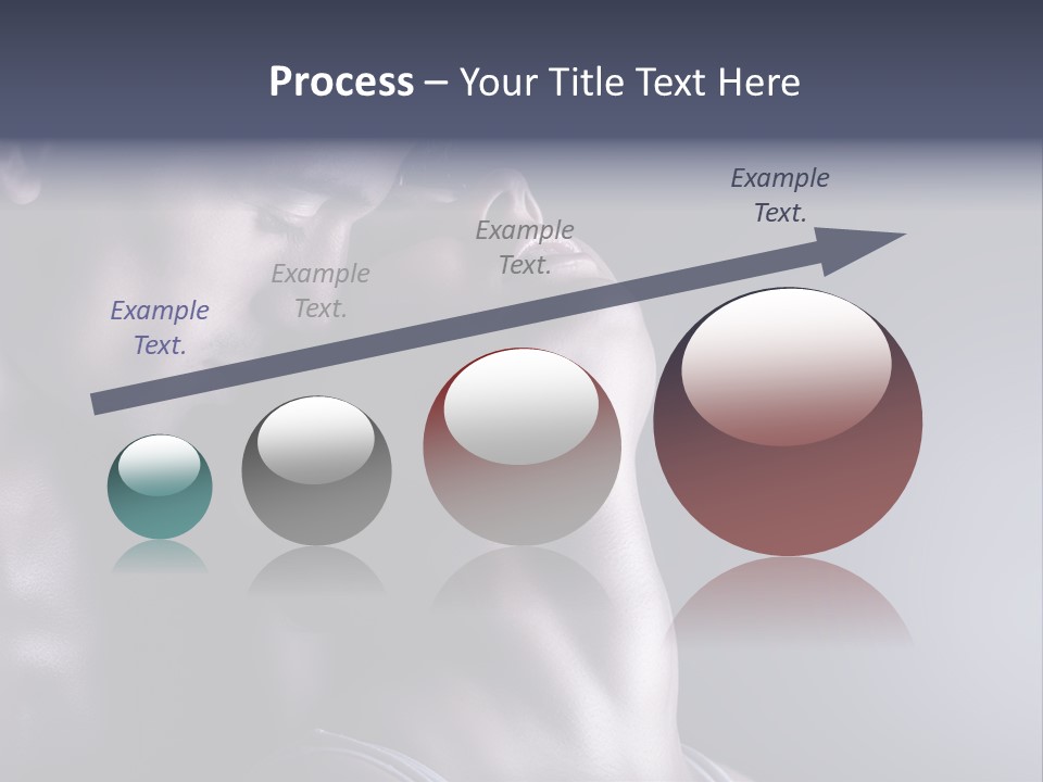A Man And A Woman Are Touching Each Other PowerPoint Template