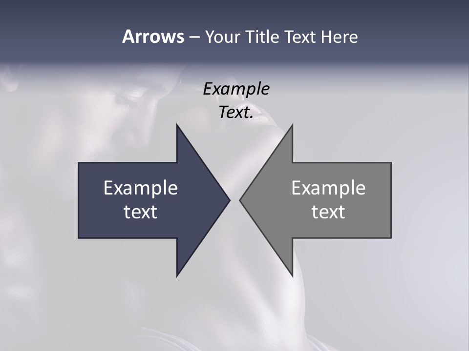 A Man And A Woman Are Touching Each Other PowerPoint Template