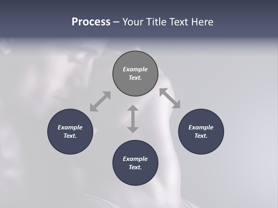 A Man And A Woman Are Touching Each Other PowerPoint Template