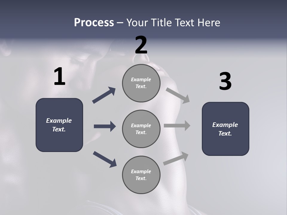 A Man And A Woman Are Touching Each Other PowerPoint Template
