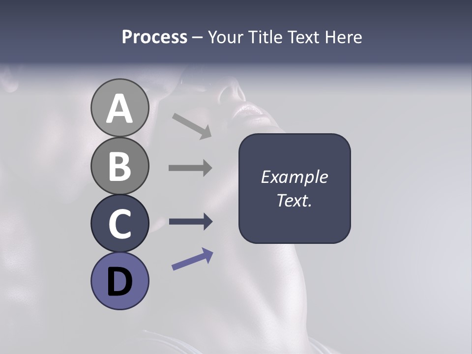 A Man And A Woman Are Touching Each Other PowerPoint Template