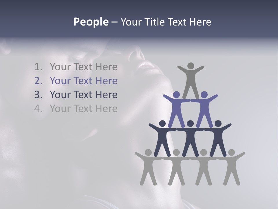 A Man And A Woman Are Touching Each Other PowerPoint Template