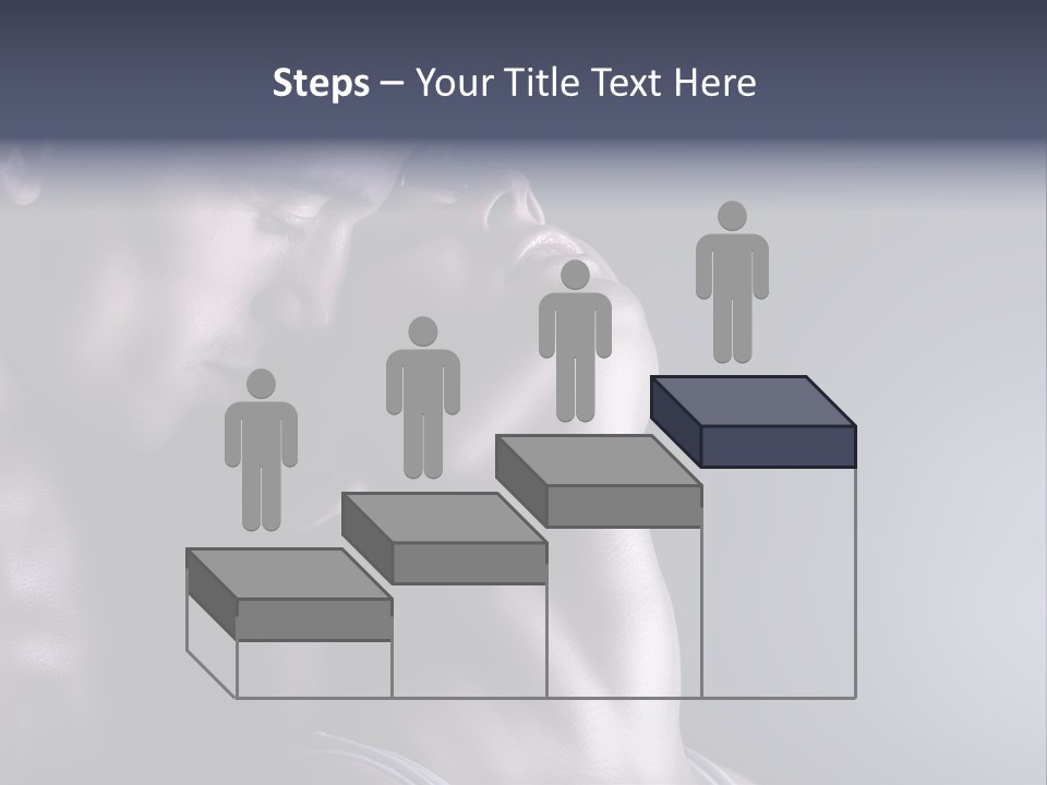 A Man And A Woman Are Touching Each Other PowerPoint Template