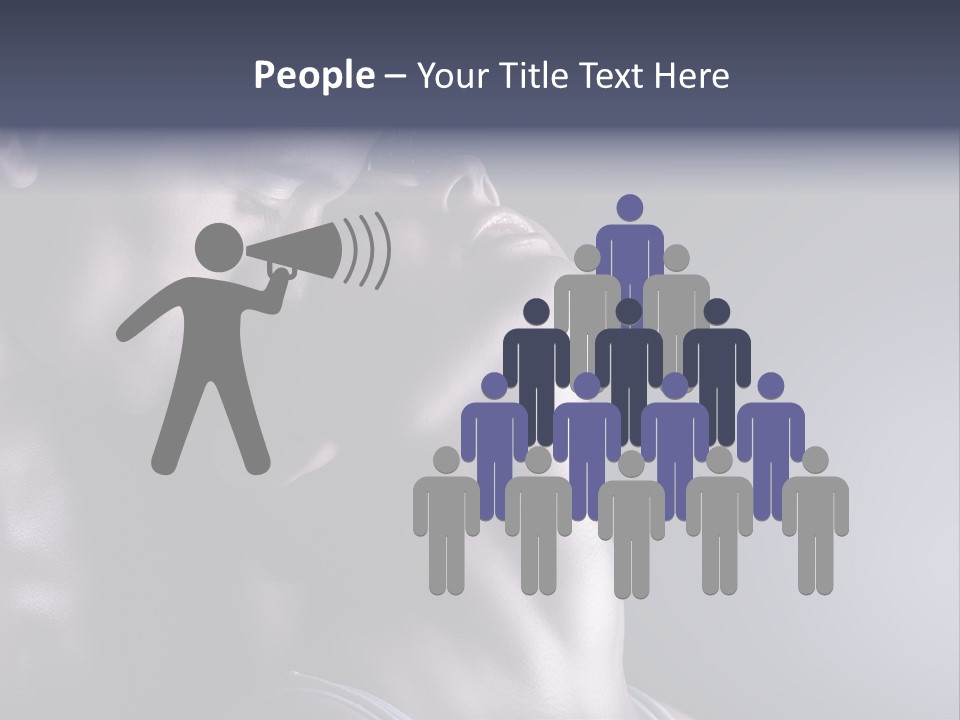 A Man And A Woman Are Touching Each Other PowerPoint Template