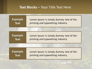 A Waterfall In The Middle Of A Lush Green Forest PowerPoint Template