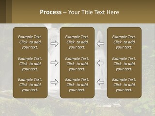 A Waterfall In The Middle Of A Lush Green Forest PowerPoint Template