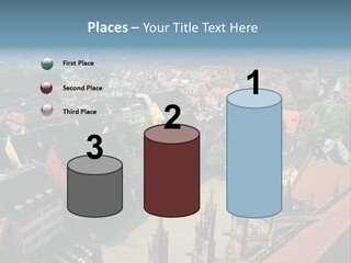 A Large City With Lots Of Tall Buildings PowerPoint Template