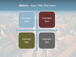 A Large City With Lots Of Tall Buildings PowerPoint Template