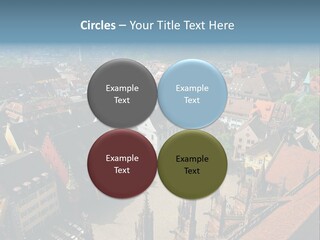 A Large City With Lots Of Tall Buildings PowerPoint Template