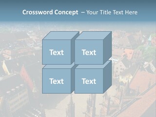 A Large City With Lots Of Tall Buildings PowerPoint Template