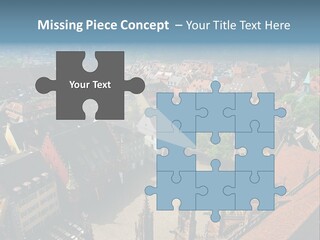 A Large City With Lots Of Tall Buildings PowerPoint Template