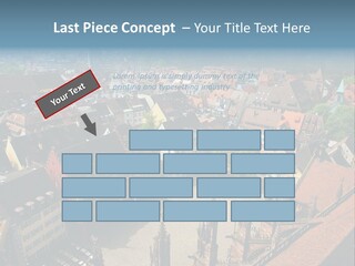 A Large City With Lots Of Tall Buildings PowerPoint Template