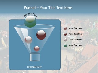A Large City With Lots Of Tall Buildings PowerPoint Template