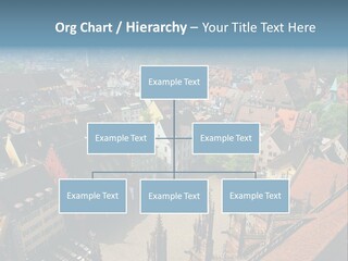 A Large City With Lots Of Tall Buildings PowerPoint Template