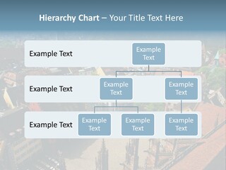 A Large City With Lots Of Tall Buildings PowerPoint Template