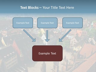 A Large City With Lots Of Tall Buildings PowerPoint Template