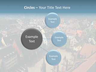 A Large City With Lots Of Tall Buildings PowerPoint Template