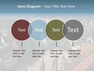 A Large City With Lots Of Tall Buildings PowerPoint Template