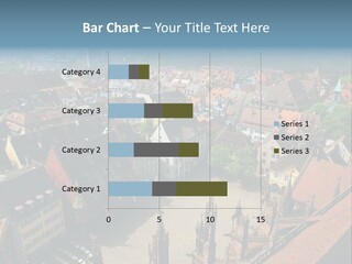 A Large City With Lots Of Tall Buildings PowerPoint Template