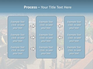 A Large City With Lots Of Tall Buildings PowerPoint Template