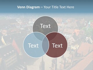 A Large City With Lots Of Tall Buildings PowerPoint Template