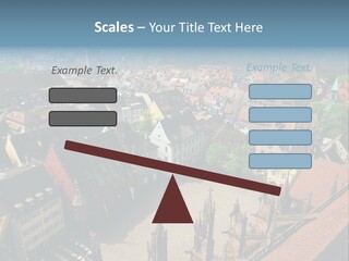 A Large City With Lots Of Tall Buildings PowerPoint Template