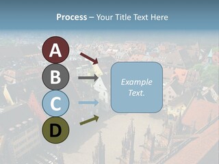 A Large City With Lots Of Tall Buildings PowerPoint Template