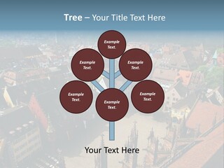 A Large City With Lots Of Tall Buildings PowerPoint Template
